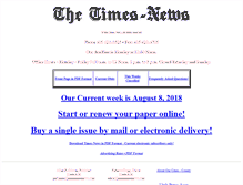 Tablet Screenshot of nephitimesnews.com